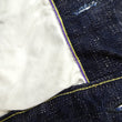 Load image into Gallery viewer, Oni Denim Jacket 02527P-kasuri Men's Casual Slim-Fit 17oz. ONI-Kasuri Slub Selvedge Denim Type III Jean Jacket Indigo One-Wash