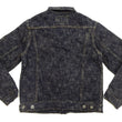 Load image into Gallery viewer, Oni Denim Jacket 02527P-kasuri Men's Casual Slim-Fit 17oz. ONI-Kasuri Slub Selvedge Denim Type III Jean Jacket Indigo One-Wash