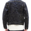 Load image into Gallery viewer, Oni Denim Jacket 02527P-kasuri Men's Casual Slim-Fit 17oz. ONI-Kasuri Slub Selvedge Denim Type III Jean Jacket Indigo One-Wash