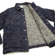 Load image into Gallery viewer, Oni Denim Jacket 03502-kasuri Men's Casual Slim-Fit 17oz. ONI-Kasuri Slub Selvedge Denim Work Coat Chore Coat Indigo One-Wash