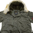 Load image into Gallery viewer, Alpha Industries N-3B Parka 20094 Men's Modern Fit Military Inspired Thigh-Length Padded Nylon Hooded Coat Jacket 20094-576 Replica-Gray