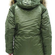 Load image into Gallery viewer, Alpha Industries N-3B Parka 20094 Men's Modern Fit Military Inspired Thigh-Length Padded Nylon Hooded Coat Jacket 20094-503 Vintage-Green