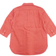 Load image into Gallery viewer, Pherrow's Linen 3/4 Sleeve Shirt Men's Casual Plain Button Up Shirt with Button-Down Collar Pherrows 24S-P7BD1 Salmon