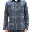 Load image into Gallery viewer, Studio D'Artisan Sashiko Shirt Men's Casual Boro Noragi Long-Sleeve Work Shirt SDA 5651 Blue