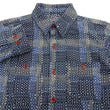 Load image into Gallery viewer, Studio D'Artisan Sashiko Shirt Men's Casual Boro Noragi Long-Sleeve Work Shirt SDA 5651 Blue