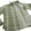 Load image into Gallery viewer, Studio D'Artisan Sashiko Shirt Men's Casual Boro Noragi Long-Sleeve Work Shirt SDA 5651 5651R Green