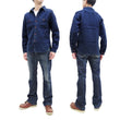 Laden Sie das Bild in den Galerie-Viewer, Studio D'artisan Indigo Sashiko Shirt Men's Heavyweight Sashiko Dobby Long Sleeve Button Up Work Shirt 5689