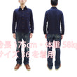 Load image into Gallery viewer, Studio D'artisan Indigo Sashiko Shirt SDA Men's Casual Long Sleeve Sashiko Dobby Button Up Work Shirt 5713 Dark-Indigo