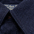 Load image into Gallery viewer, Studio D'artisan Indigo Sashiko Shirt SDA Men's Casual Long Sleeve Sashiko Dobby Button Up Work Shirt 5713 Dark-Indigo