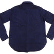 Load image into Gallery viewer, Studio D'artisan Indigo Sashiko Shirt SDA Men's Casual Long Sleeve Sashiko Dobby Button Up Work Shirt 5713 Dark-Indigo