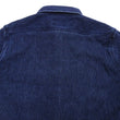 Load image into Gallery viewer, Studio D'artisan Indigo Sashiko Shirt SDA Men's Casual Long Sleeve Sashiko Dobby Button Up Work Shirt 5713U Pre-faded Indigo