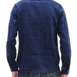 Load image into Gallery viewer, Studio D'artisan Indigo Sashiko Shirt SDA Men's Casual Long Sleeve Sashiko Dobby Button Up Work Shirt 5713U Pre-faded Indigo