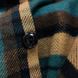 Load image into Gallery viewer, Studio D'artisan Plaid Flannel Shirt Men's Casual Heavyweight Cotton Long Sleeve Button-Up Work Shirt 5714 Green
