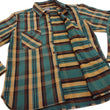 Load image into Gallery viewer, Studio D'artisan Plaid Flannel Shirt Men's Casual Heavyweight Cotton Long Sleeve Button-Up Work Shirt 5714 Green