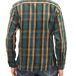 Load image into Gallery viewer, Studio D'artisan Plaid Flannel Shirt Men's Casual Heavyweight Cotton Long Sleeve Button-Up Work Shirt 5714 Green