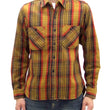 Load image into Gallery viewer, Studio D'artisan Plaid Flannel Shirt Men's Casual Heavyweight Cotton Long Sleeve Button-Up Work Shirt 5714 Yellow