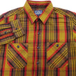 Load image into Gallery viewer, Studio D'artisan Plaid Flannel Shirt Men's Casual Heavyweight Cotton Long Sleeve Button-Up Work Shirt 5714 Yellow