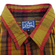 Load image into Gallery viewer, Studio D'artisan Plaid Flannel Shirt Men's Casual Heavyweight Cotton Long Sleeve Button-Up Work Shirt 5714 Yellow
