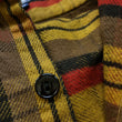 Load image into Gallery viewer, Studio D'artisan Plaid Flannel Shirt Men's Casual Heavyweight Cotton Long Sleeve Button-Up Work Shirt 5714 Yellow
