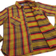 Load image into Gallery viewer, Studio D'artisan Plaid Flannel Shirt Men's Casual Heavyweight Cotton Long Sleeve Button-Up Work Shirt 5714 Yellow