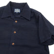 Load image into Gallery viewer, Studio D'Artisan Indigo Dobby Camp Collar Shirt - Men's Short Sleeve Casual Shirt with Relaxed Resort-Style Design - 5724 Deep-Indigo