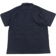 Load image into Gallery viewer, Studio D'Artisan Indigo Dobby Camp Collar Shirt - Men's Short Sleeve Casual Shirt with Relaxed Resort-Style Design - 5724 Deep-Indigo