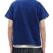 Load image into Gallery viewer, Studio D'Artisan Indigo Dobby Camp Collar Shirt - Men's Short Sleeve Casual Shirt with Relaxed Resort-Style Design - 5724U Faded-Indigo