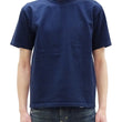 Load image into Gallery viewer, Studio D'artisan Plain T-Shirt Made from Heavyweight Loopwheeled Jersey Fabric Men's Tsuri-Ami Short Sleeve Tee 9913 Navy-Blue