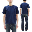 Load image into Gallery viewer, Studio D'artisan Plain T-Shirt Made from Heavyweight Loopwheeled Jersey Fabric Men's Tsuri-Ami Short Sleeve Tee 9913 Navy-Blue