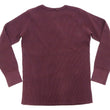 Load image into Gallery viewer, Studio D'Artisan Men's Heavyweight Waffle Knit Thermal Long Sleeve T-Shirt - 100% Cotton, Crew Neck, Ribbed Cuffs, Raw-edge hem, Made in Japan (SDA 9936) Burgundy