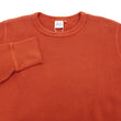 Load image into Gallery viewer, Studio D'Artisan Men's Heavyweight Waffle Knit Thermal Long Sleeve T-Shirt - 100% Cotton, Crew Neck, Ribbed Cuffs, Raw-edge hem, Made in Japan (SDA 9936) Burnt Sienna (deep red-brown color)