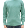 Load image into Gallery viewer, Studio D'Artisan Men's Heavyweight Waffle Knit Thermal Long Sleeve T-Shirt - 100% Cotton, Crew Neck, Ribbed Cuffs, Raw-edge hem, Made in Japan (SDA 9936) Emerald Green
