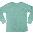 Load image into Gallery viewer, Studio D'Artisan Men's Heavyweight Waffle Knit Thermal Long Sleeve T-Shirt - 100% Cotton, Crew Neck, Ribbed Cuffs, Raw-edge hem, Made in Japan (SDA 9936) Emerald Green
