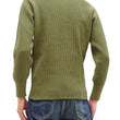 Load image into Gallery viewer, Studio D'Artisan Men's Heavyweight Waffle Knit Thermal Henley Long Sleeve T-Shirt - 100% Cotton, Ribbed Crew Neck Band, Ribbed Cuffs, Raw-edge hem, Made in Japan (SDA 9937) Khaki