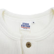 Load image into Gallery viewer, Studio D'Artisan Men's Heavyweight Waffle Knit Thermal Henley Long Sleeve T-Shirt - 100% Cotton, Ribbed Crew Neck Band, Ribbed Cuffs, Raw-edge hem, Made in Japan (SDA 9937) White