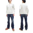Load image into Gallery viewer, Studio D'Artisan Men's Heavyweight Waffle Knit Thermal Henley Long Sleeve T-Shirt - 100% Cotton, Ribbed Crew Neck Band, Ribbed Cuffs, Raw-edge hem, Made in Japan (SDA 9937) White