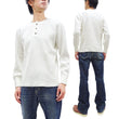 Load image into Gallery viewer, Studio D'Artisan Men's Heavyweight Waffle Knit Thermal Henley Long Sleeve T-Shirt - 100% Cotton, Ribbed Crew Neck Band, Ribbed Cuffs, Raw-edge hem, Made in Japan (SDA 9937) White