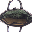 Load image into Gallery viewer, TOYS McCOY Men's Leather Shoulder Bag - U.S. Air Force Helmet Bag Style - TMA2418, 030 Black Horsehide x Nickel Zipper