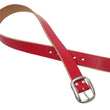 Load image into Gallery viewer, Studio D'artisan Leather Belt Men's Ccasual 38mm Wide/5mm Bend Leather with Thick Oval Buckle B-87 Red
