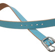 Load image into Gallery viewer, Studio D'artisan Leather Belt Men's Ccasual 38mm Wide/5mm Bend Leather with Thick Oval Buckle B-87 Blue-Emerald