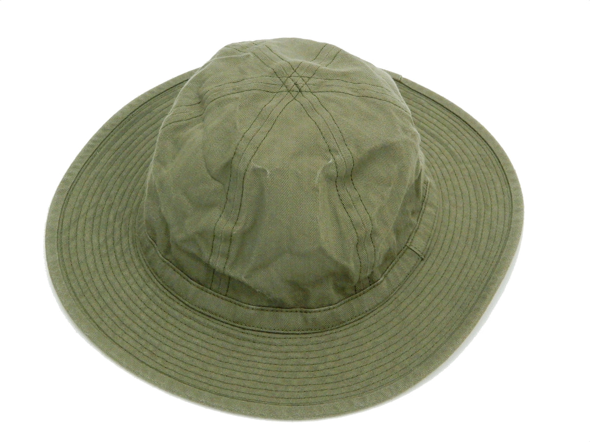 Buzz Rickson Daisy Mae Hat Men's US Army Style Herringbone Boonie Hat  BR02537 Olive