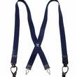 Load image into Gallery viewer, Buzz Rickson Suspenders Men's Reproduction of X back Design Military Button-on Braces for A-11 Trousers BR02718 128 Navy-Blue