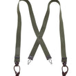 Load image into Gallery viewer, Buzz Rickson Suspenders Men's Reproduction of X back Design Military Button-on Braces for A-11 Trousers BR02718 149 Olive