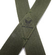 Load image into Gallery viewer, Buzz Rickson Suspenders Men's Reproduction of X back Design Military Button-on Braces for A-11 Trousers BR02718 149 Olive