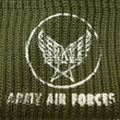 Load image into Gallery viewer, Buzz Rickson Watch Cap Men's Wool Winter Knit Hat USAAF A-4 Mechanics Cap with Stencil BR02756 Olive
