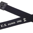 Load image into Gallery viewer, Buzz Rickson Cotton Webbing Belt Men's William Gibson M-1937 WW2 US Army GI Belt Black Version BR02767