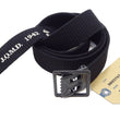 Load image into Gallery viewer, Buzz Rickson Cotton Webbing Belt Men's William Gibson M-1937 WW2 US Army GI Belt Black Version BR02767