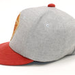 Load image into Gallery viewer, Buzz Rickson Cap Men's Casual Military Style Short Brim Baseball Hat BR02788 113 Heather-Gray/Red