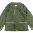 Load image into Gallery viewer, Buzz Rickson Collarless Nylon Quilted Jacket Men's Updated Version Inspired by the Design of the M-65 Field Jacket Liner BR14863 Olive