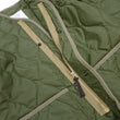 Load image into Gallery viewer, Buzz Rickson Collarless Nylon Quilted Jacket Men's Updated Version Inspired by the Design of the M-65 Field Jacket Liner BR14863 Olive